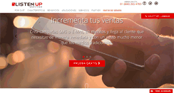 Desktop Screenshot of listenup.com.mx