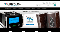 Desktop Screenshot of listenup.com